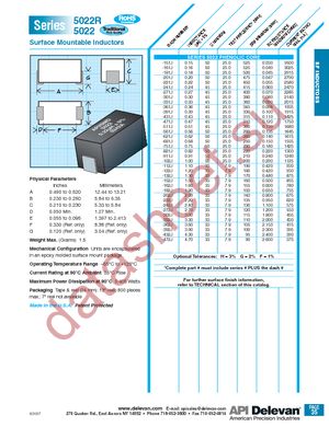 5022-102J datasheet  